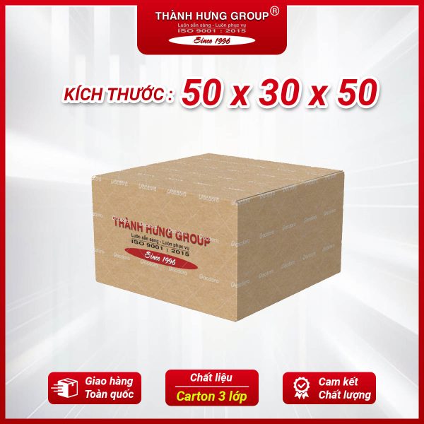 thung 3 lop 50x30x50