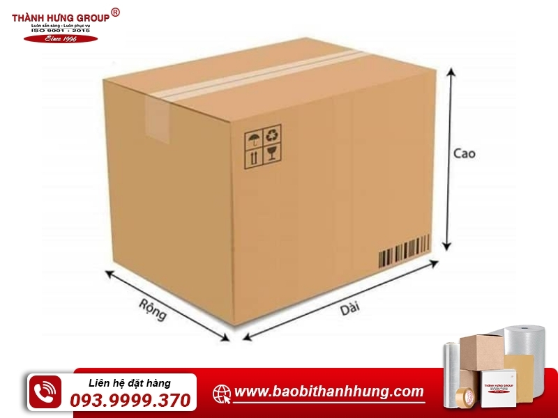 Kích thước thùng carton đi máy bay phổ biến theo các hãng hàng không