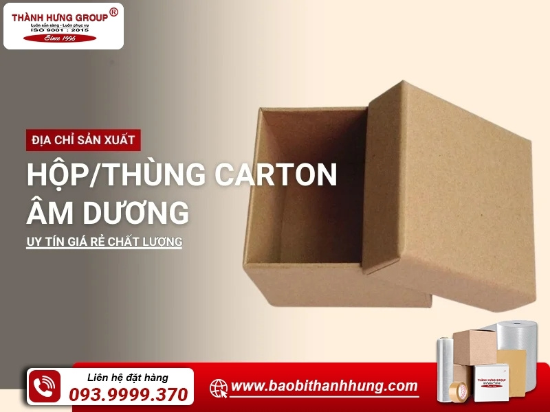 Thùng carton âm dương chất lượng