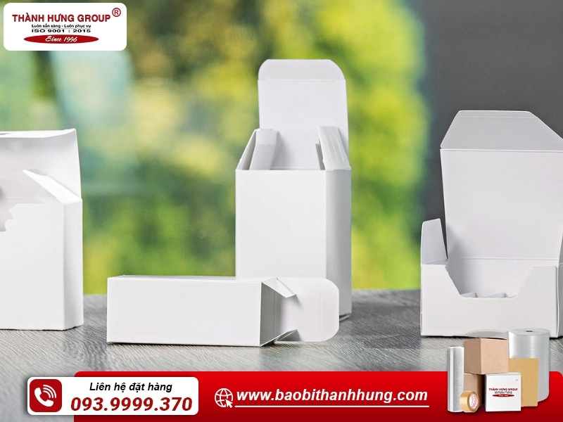 Thùng/hộp carton ngành dược phẩm và y tế đa dạng kiểu dáng tại Bao Bì Thành Hưng.