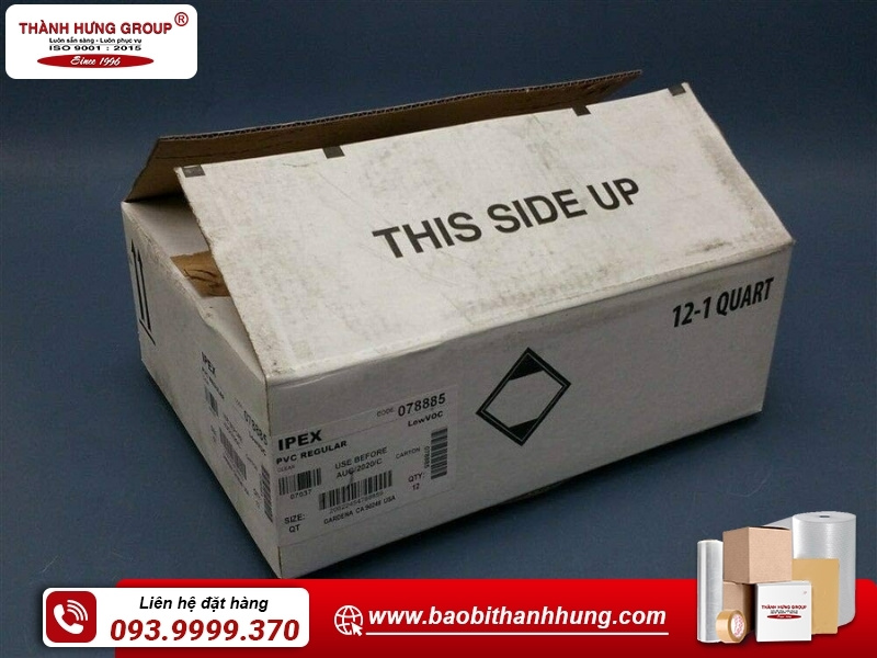 Thùng carton ngành xây dựng và vật liệu xây dựng yêu cầu kết cấu chắc chắn, cấu tạo nhiều lớp.