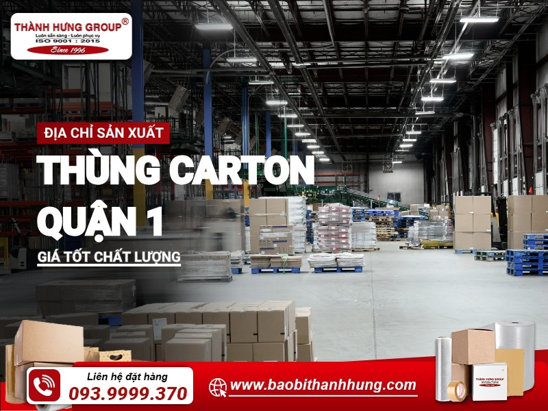 sản xuất thùng carton quận 1