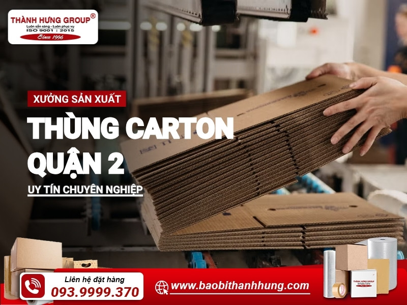 sản xuất thùng carton quận 2