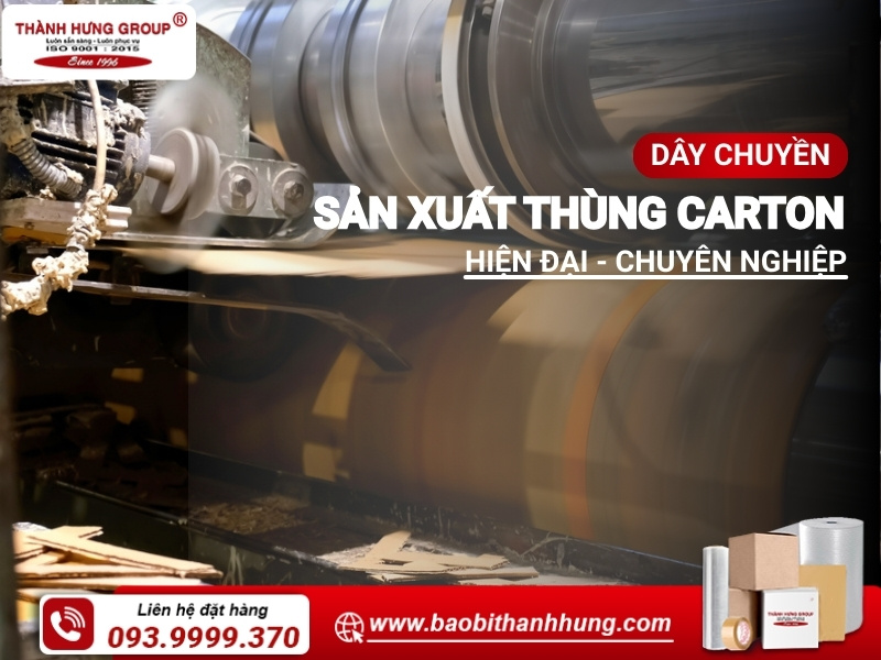 dây chuyền sản xuất thùng carton