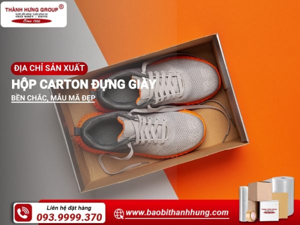 hộp carton đựng giày