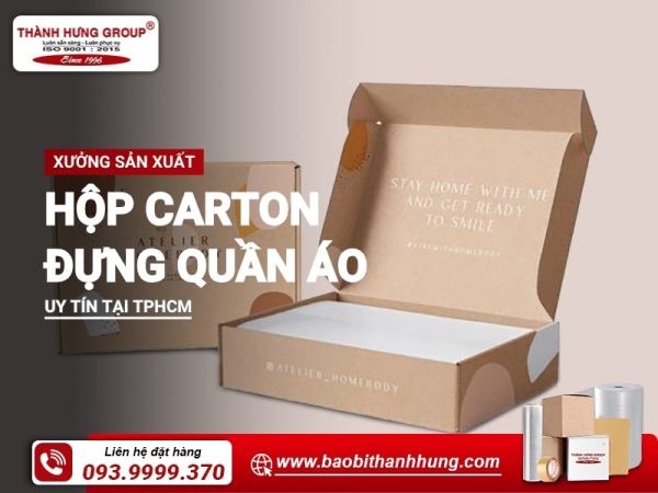 Hộp carton đựng quần áo