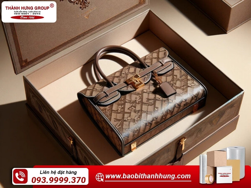 Hộp carton đựng túi xách - điểm chạm thương hiệu tinh tế, đẳng cấp