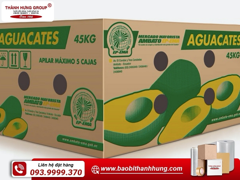 Thùng carton đựng bơ