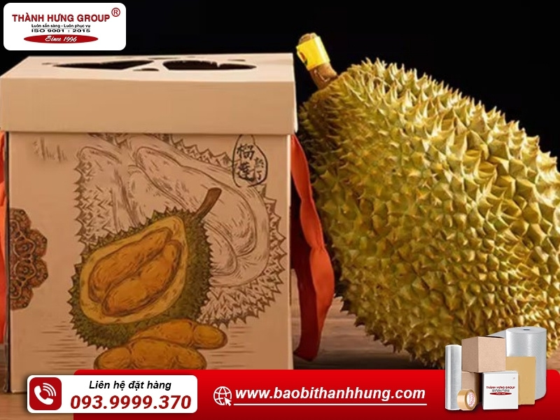 Thùng carton đựng sầu riêng