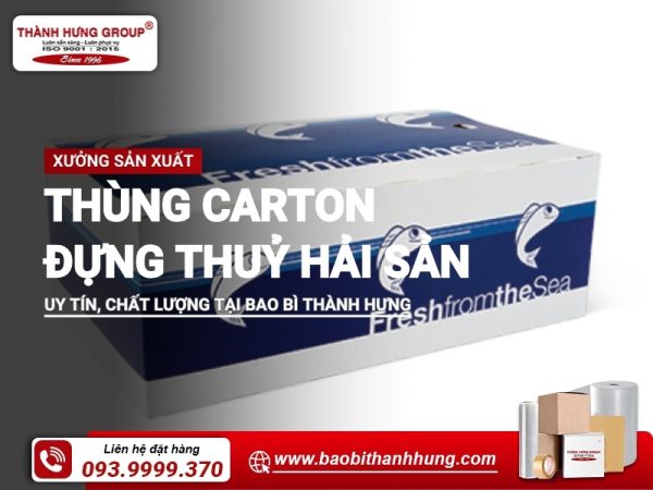 Thùng carton đựng thuỷ hải sản