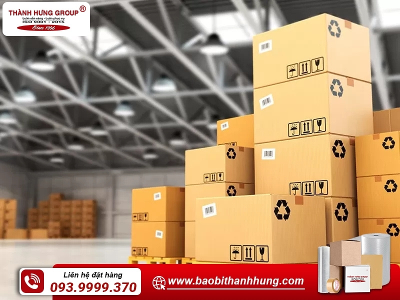 Thùng carton xuất khẩu có tiêu chuẩn kỹ thuật riêng