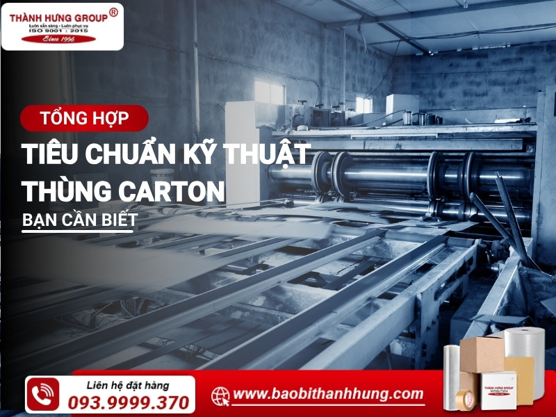 tiêu chuẩn kỹ thuật thùng carton
