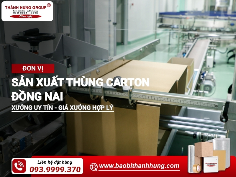 sản xuất thùng carton Đồng Nai