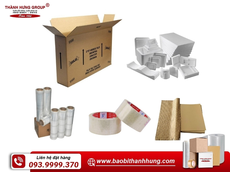 Chuẩn bị dụng cụ đóng gói tivi phù hợp