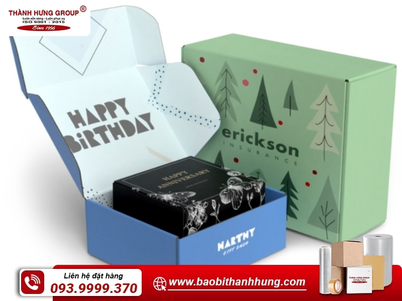 In lụa thùng carton cho ngành quà tặng và đồ lưu niệm