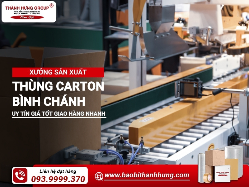 Sản xuất thùng carton Bình Chánh