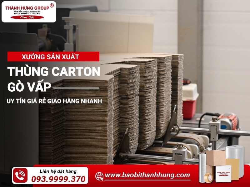 Sản xuất thùng carton Gò Vấp