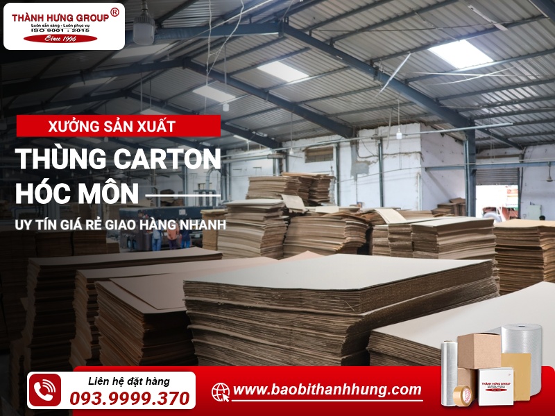 Sản xuất thùng carton Hóc Môn