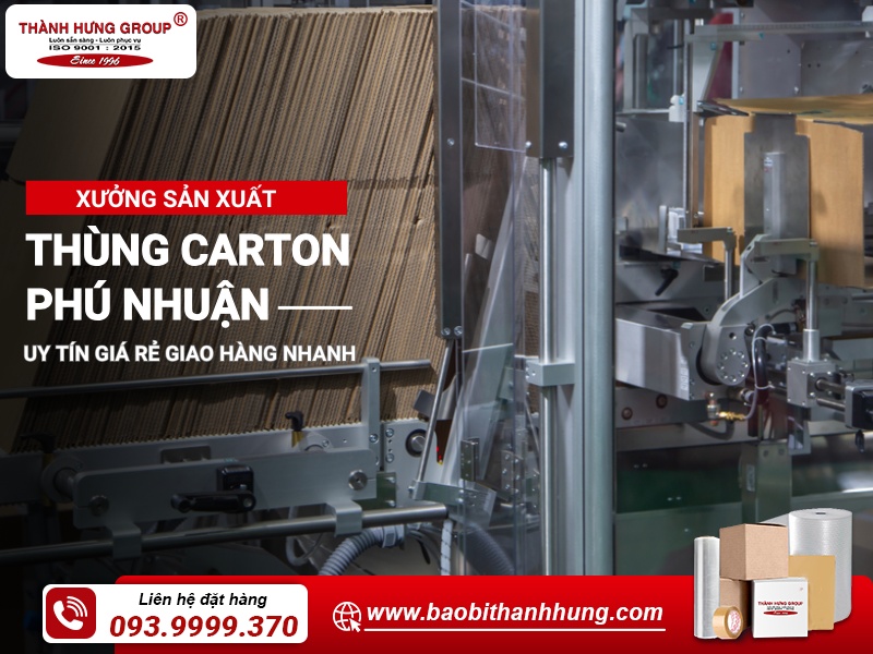 Sản xuất thùng carton Phú Nhuận