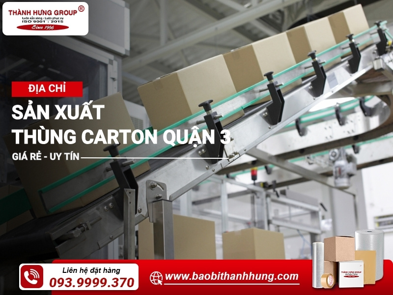 sản xuất thùng carton quận 3
