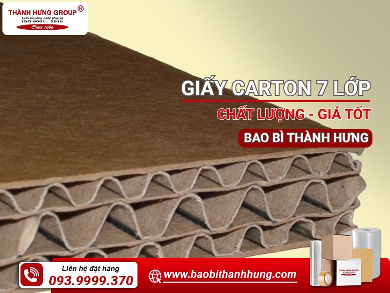 giấy carton 7 lớp