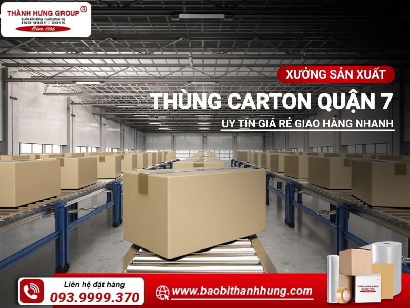 sản xuất thùng carton quận 7