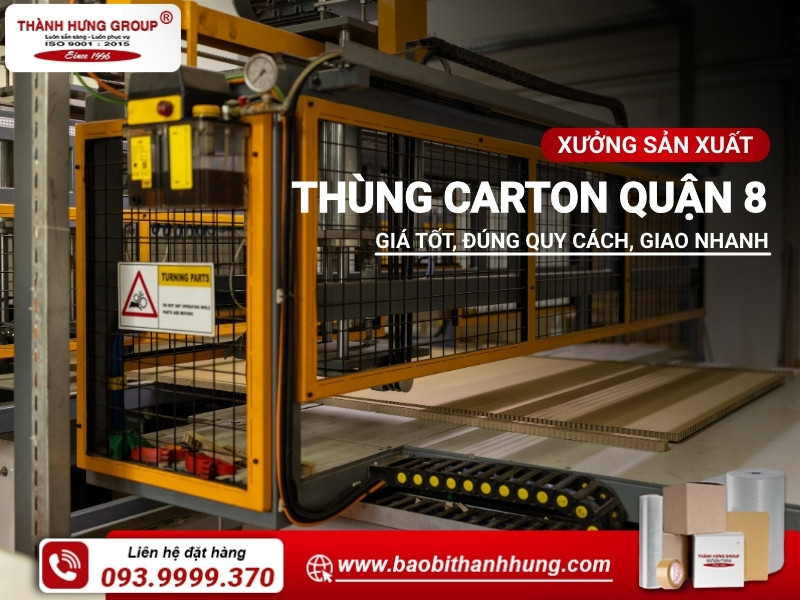 sản xuất thùng carton quận 8