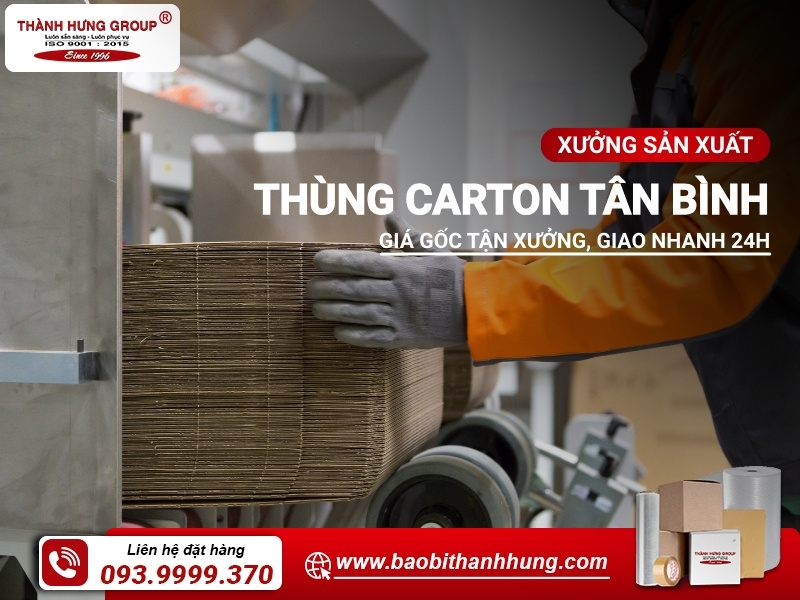 sản xuất thùng carton Tân Bình