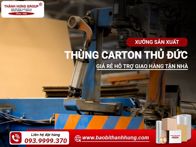 sản xuất thùng carton thủ đức
