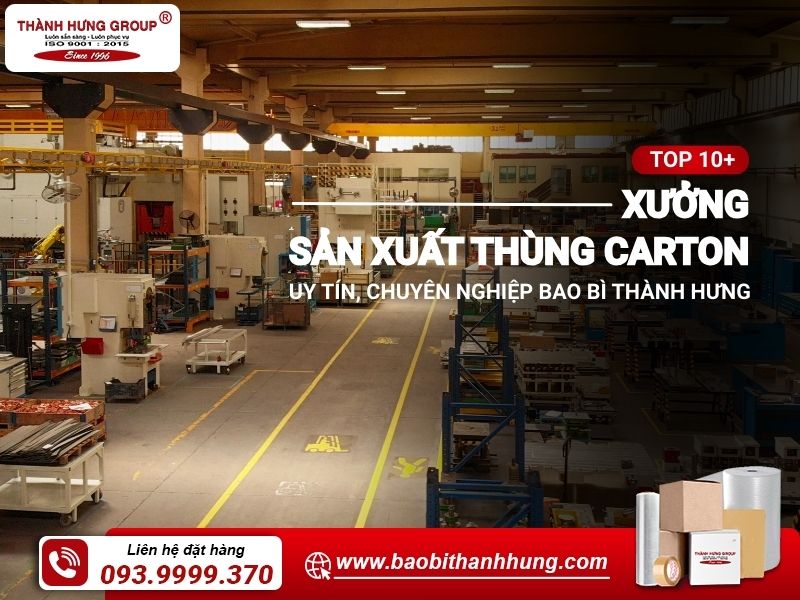 xưởng sản xuất thùng carton
