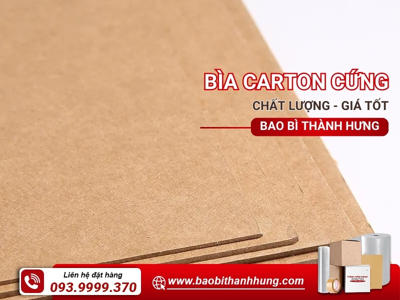 bìa carton cứng