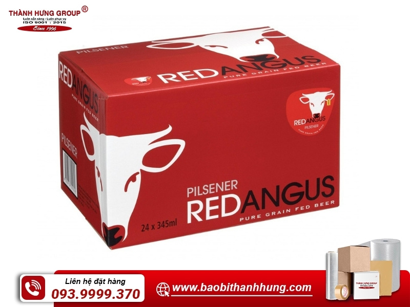 Thùng carton màu dễ dàng in ấn thông tin, hình ảnh thương hiệu.