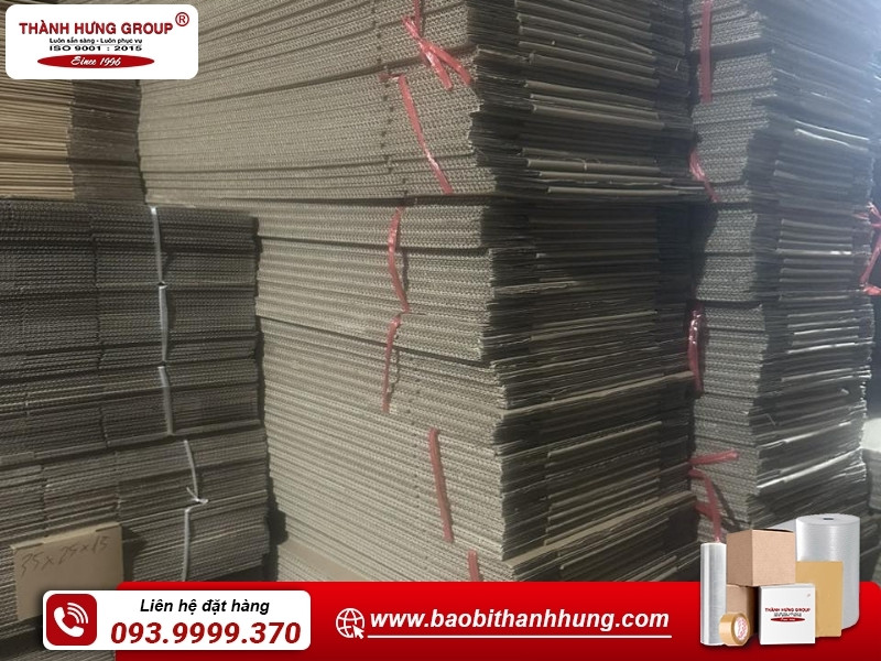Bao Bì Thành Hưng thu mua thùng carton từ nhà xưởng, nhà kho…