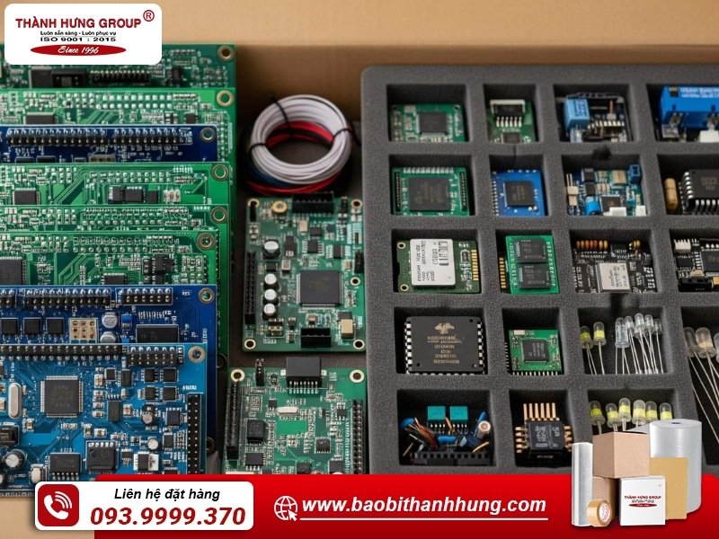 Bao Bì Thành Hưng sản xuất thùng carton đựng linh kiện điện tử giá rẻ, chất lượng.