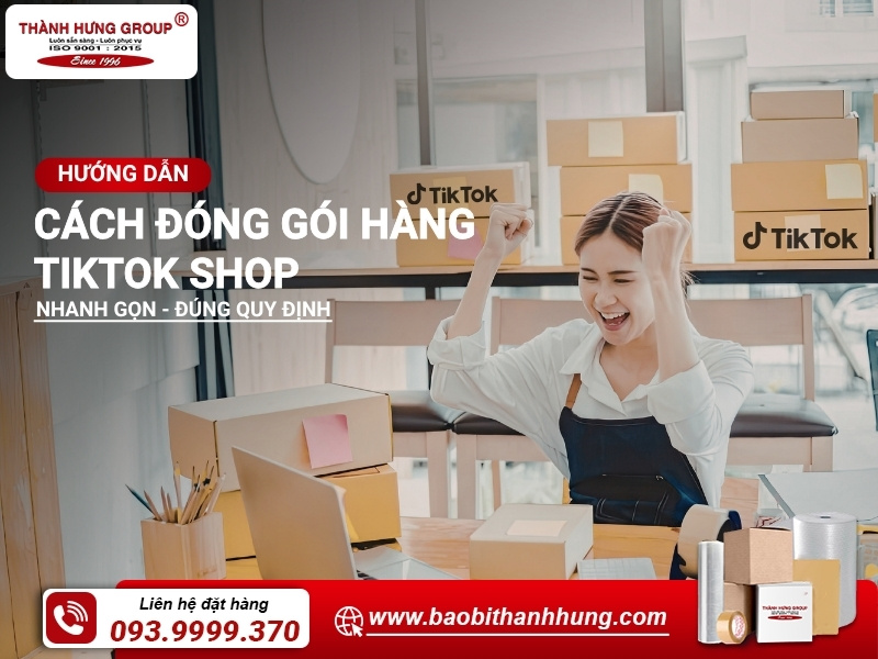 đóng gói hàng tiktok shop