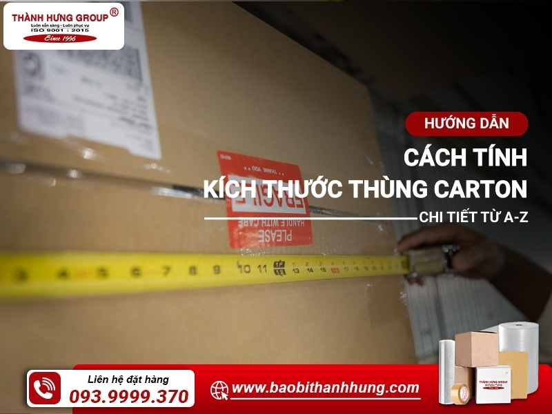 cách tính kích thước thùng carton