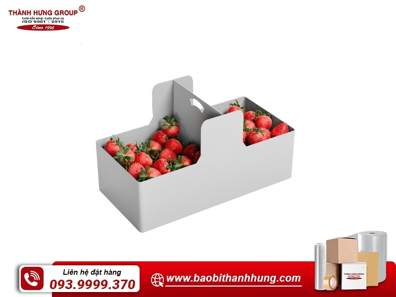Hộp carton có quai xách giữa
