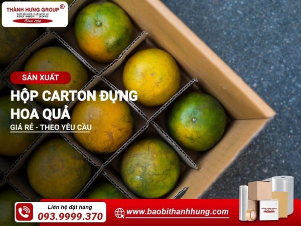 Hộp carton đựng hoa quả