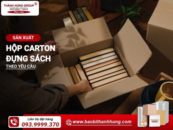 Hộp carton đựng sách