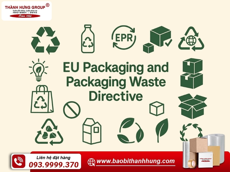 Lộ trình áp dụng PPWR giai đoạn 2025 – 2040