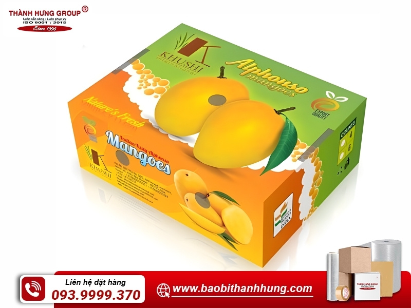 Lợi ích của thùng carton đựng xoài