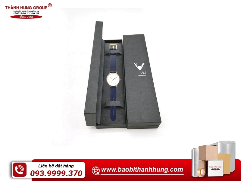 Mẫu hộp carton đựng đồng hồ sáng tạo