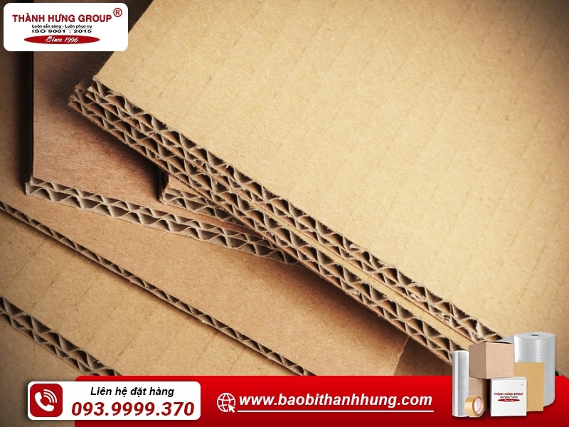 Phân loại thùng carton theo loại sóng