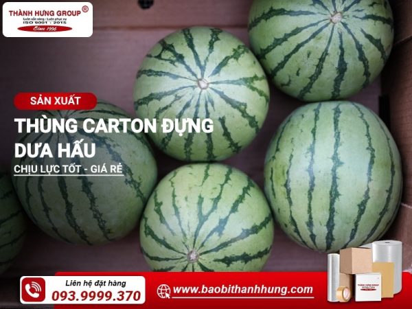 Thùng carton đựng dưa hấu
