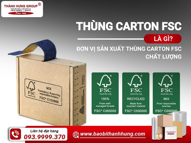 thùng carton FSC là gì