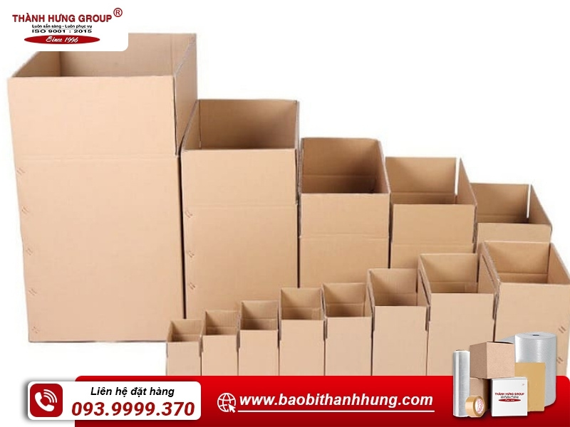 Xác định đúng kích thước thùng carton để tiết kiệm nguyên liệu sản xuất.