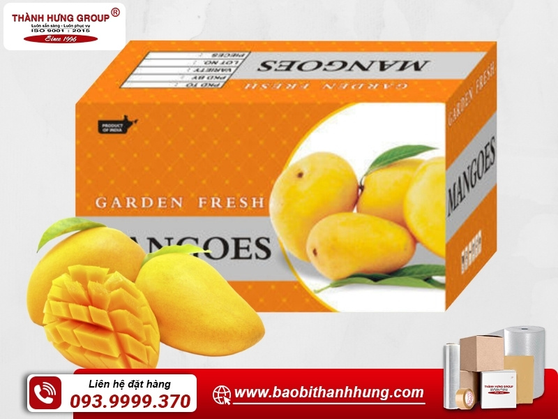 Yêu cầu kỹ thuật bắt buộc của thùng carton đựng xoài