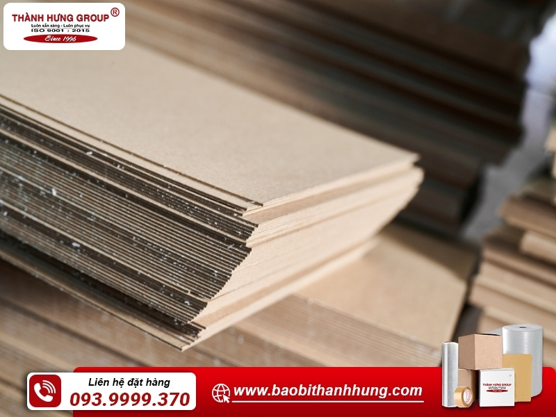 Định lượng giấy ảnh hưởng trực tiếp đến độ bền của thùng