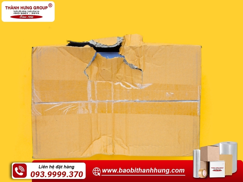 Dấu hiệu nhận biết thùng carton đựng vali kém chất lượng