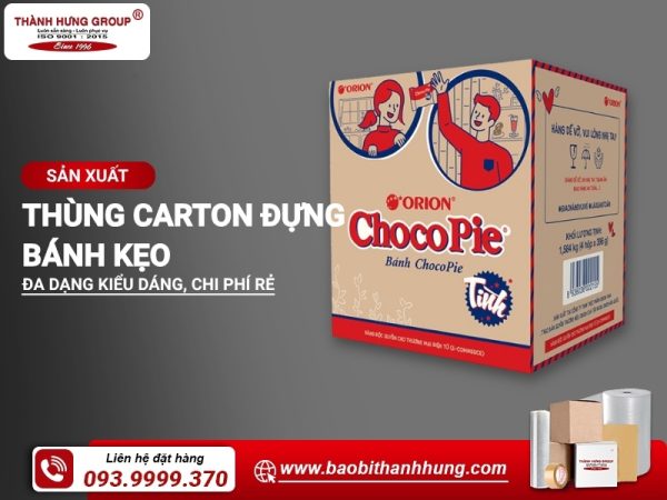 thùng carton đựng bánh kẹo